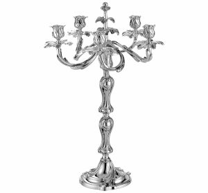 Candlesticks & Candelabras | Five Light Candelabra Silver Plated  Trianon Tableware Candlesticks & Candelabras