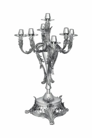 Candlesticks & Candelabras | Silver Plated Seven Light Candelabra  Marly Candlesticks & Candelabras Candlesticks & Candelabras