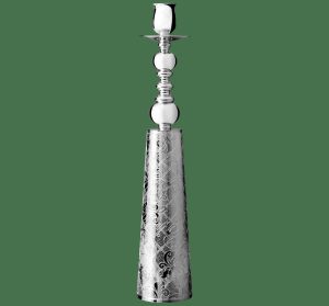 Candlesticks & Candelabras | Single Candle Silver-Plated Candlestick   Jardin D’Eden Candlesticks & Candelabras Candlesticks & Candelabras