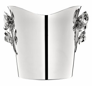 Champagne Buckets & Stands | Silver-Plated Champagne Bucket  Anemone Barware Champagne Buckets & Stands