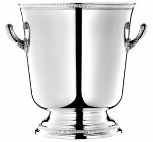 Champagne Buckets & Stands | Silver-Plated Champagne Cooler Bucket  Malmaison Barware Champagne Buckets & Stands