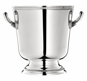 Champagne Buckets & Stands | Silver-Plated Ice Bucket  Malmaison Barware Champagne Buckets & Stands