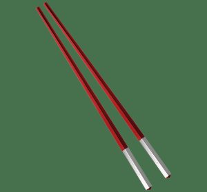 Chopsticks | Silver-Plated Red Chinese Chopsticks  Uni Chopsticks Chopsticks