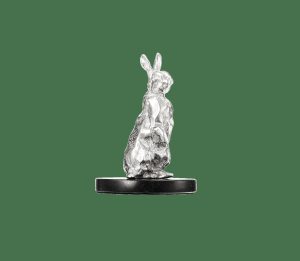 Decorative Items | Standing Rabbit In Sterling Silver – Haute Orfèvrerie  Lapin Decorative Items Decorative Items