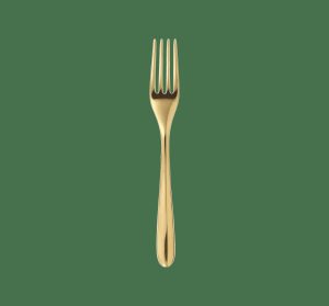 Forks | Gold Stainless Steel Dessert Fork  L’Âme De Dessert Flatware Dessert Flatware