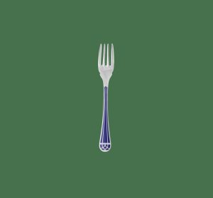 Forks | Silver-Plated Fish Fork – Marbled Blue  Talisman Flatware Forks