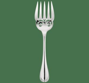 Forks | Silver-Plated Fish Serving Fork  Malmaison Flatware Forks