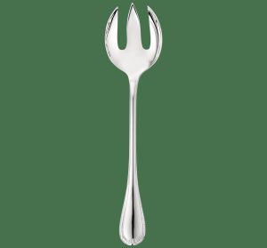 Forks | Silver-Plated Salad Serving Fork  Malmaison Flatware Forks