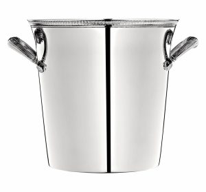 Ice Buckets & Tongs | Silver-Plated Two-Bottle Champagne Cooler Bucket  Malmaison Barware Ice Buckets & Tongs