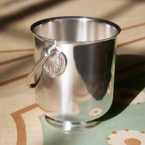 Ice Buckets & Tongs | Vintage Silvered Ice Bucket  Ormesson Barware Champagne Buckets & Stands