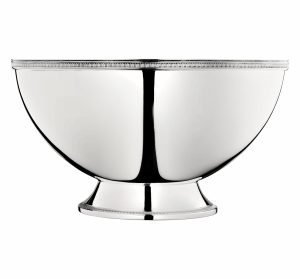 Large, Medium And Small Bowls | Silver-Plated Punch Bowl  Malmaison Large, Medium And Small Bowls Large, Medium And Small Bowls