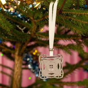 Napkin Rings | Celebration Ornament Rectangle – Silver Plated  Sève D’Argent Napkin Rings Napkin Rings