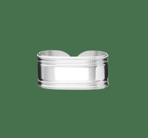 Napkin Rings | Silver-Plated Opened Napkin Ring  Marie-Rose Napkin Rings Napkin Rings