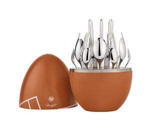 Place Settings & Sets | Mood – Silver-Plated 24-Piece Flatware Set   Mood Roland-Garros Flatware Sets In Canisters