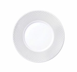 Porcelain & Silver Plates | Porcelain Bread Plate  Madison 6 Porcelain & Silver Plates Porcelain & Silver Plates