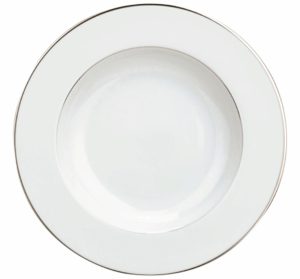 Porcelain & Silver Plates | Porcelain Rimmed Soup Plate  Albi Porcelain & Silver Plates Porcelain & Silver Plates