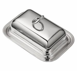 Serving Dishes & Centerpieces | Silver-Plated Butter Dish With Lid  Vertigo Serving Dishes & Centerpieces Serving Dishes & Centerpieces