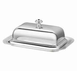 Serving Dishes & Centerpieces | Silver-Plated Lidded Butter Dish  Albi Serving Dishes & Centerpieces Serving Dishes & Centerpieces