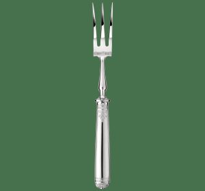 Serving Pieces | Silver-Plated Carving Fork  Malmaison Flatware Forks