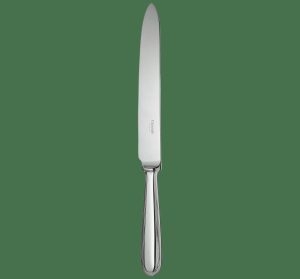 Serving Pieces | Silver-Plated Carving Knife  Perles Flatware Knives & Knife Rests