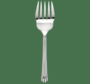 Serving Pieces | Silver-Plated Fish Serving Fork  Aria Flatware Forks