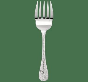 Serving Pieces | Silver-Plated Fish Serving Fork  Jardin D’Eden Flatware Forks