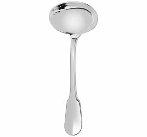 Serving Pieces | Silver-Plated Gravy Ladle  Cluny Flatware Serving Pieces