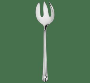 Serving Pieces | Silver-Plated Salad Serving Fork  Aria Flatware Forks