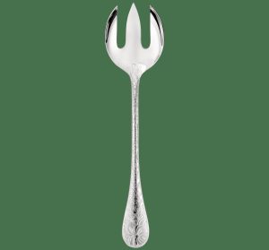 Serving Pieces | Silver-Plated Salad Serving Fork  Jardin D’Eden Flatware Forks