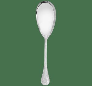 Serving Pieces | Silver-Plated Serving Ladle  Jardin D’Eden Flatware Serving Pieces