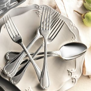 Serving Pieces | Silver-Plated Serving Ladle  Rubans Flatware Serving Pieces