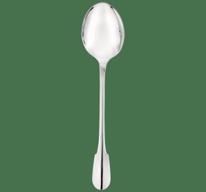 Serving Pieces | Silver-Plated Serving Spoon  Cluny Flatware Serving Pieces