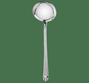 Serving Pieces | Silver-Plated Soup Ladle  Aria Flatware Serving Pieces