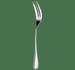 Serving Pieces | Stainless Steel Serving Fork  Steel Perles Flatware Forks