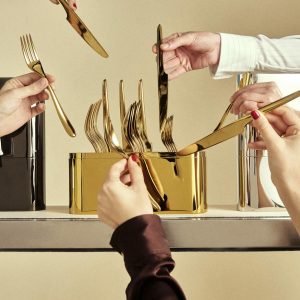 Spoons | Compose Your Set With The Stainless Steel Gold Case  Concorde Variations Flatware Forks