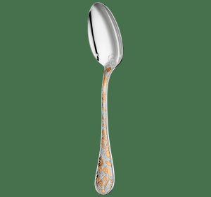 Spoons | Partially Gilded Silver Plated Table Spoon   Jardin D’Eden Flatware Spoons