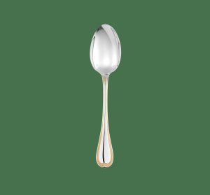 Spoons | Partially Gilded Silver-Plated Table Spoon  Malmaison Flatware Spoons