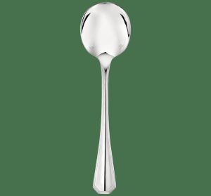 Spoons | Silver-Plated Cream Soup Spoon   America Flatware Spoons