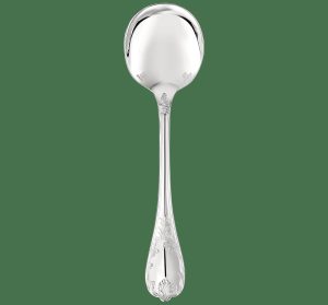 Spoons | Silver-Plated Cream Soup Spoon   Marly Flatware Spoons