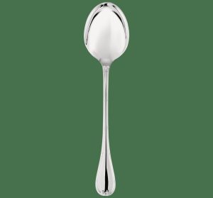 Spoons | Silver-Plated Serving Spoon  Rubans Flatware Serving Pieces