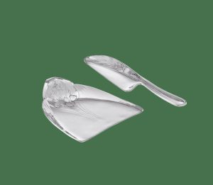 Table Accessories | Silver-Plated Pine Cone Crumbs Tray & Knife   Gallia Table Accessories Table Accessories