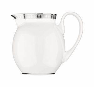 Tea & Coffee Accessories | Porcelain Creamer Jug Platinum Finish  Malmaison Tableware Tea & Coffee Accessories