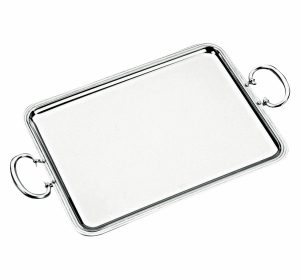 Tea & Coffee Accessories | Silver-Plated Rectangular Serving Tray – 21 In X 16.5 In  Albi Tableware Tea & Coffee Accessories