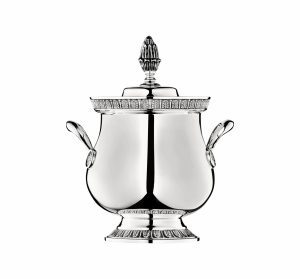 Tea & Coffee Accessories | Silver-Plated Sugar Bowl With Lid  Malmaison Large, Medium And Small Bowls Large, Medium And Small Bowls