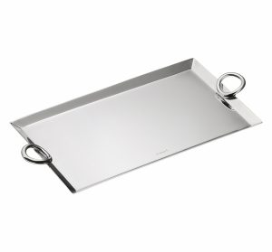 Trays & Serving Pieces | Silver-Plated Mail Tray 10 X 5.5 In  Vertigo Barware Trays & Serving Pieces