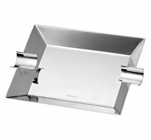 Trays & Serving Pieces | Silver-Plated Uni Ashtray, Large  Uni Barware Trays & Serving Pieces