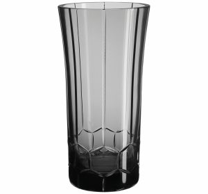 Vases | Crystal Grey Medium Widened Vase  Madison 6 Home Vases