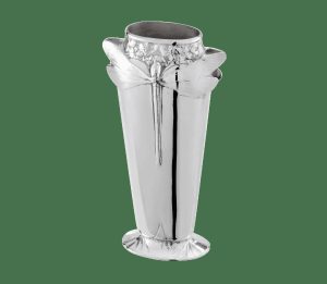 Vases | Silver-Plated Dragonfly Libellule Vase  Gallia Decorative Items Decorative Items