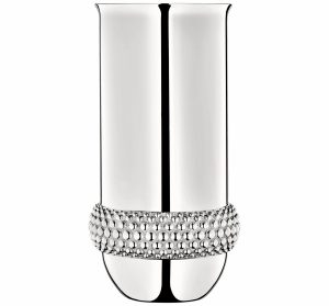 Vases | Silver-Plated Vase  Perles Home Vases