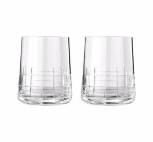 Water Glasses | Crystal Water Goblets – Set Of 2  Graphik Barware Water Glasses